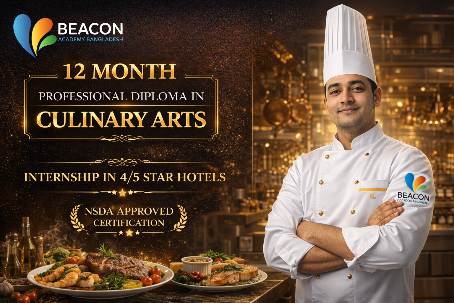 12 Month Professional Diploma in Culinary Arts
